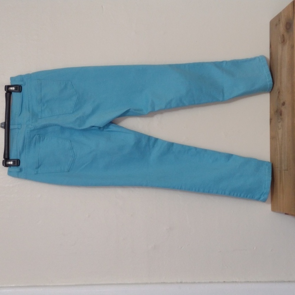 Talbots Sky Blue Curvy High Rise Stretch Ankle Jeans Size 8 - Picture 8 of 12